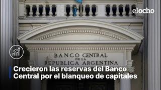 LAS RESERVAS DEL BANCO CENTRAL CRECIERON POR EL BLANQUEO DE CAPITALES [upl. by Hugo399]