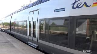 SNCF Classe B81500 départ à la gare de Martigues 13 [upl. by Akapol]