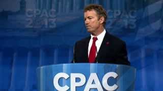 Rand Pauls CPAC 2013 Speech  3142013 [upl. by Kylah]