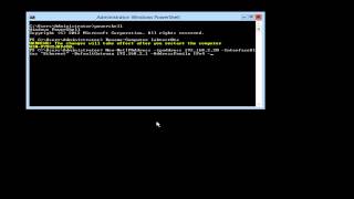 Windows Server 2012  Initial setup of server core using Powershell [upl. by Inait]