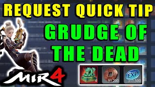 MIR4  Grudge of the Dead  Defeat Begrudged Forsaken Guide Request Quick Tip Walkthrough [upl. by Anawik35]