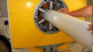 PVC Pipe Threading Machine with Automatic Chuck [upl. by Irdua]