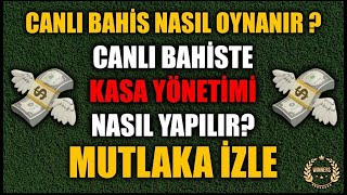 Canlı Bahis Nasıl Oynanır  İlk Yarı Gol Taktiği [upl. by Tinya]