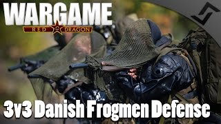 3v3 Danish Frogmen Defense  Wargame Red Dragon 3v3 Multiplayer Gameplay [upl. by Penelopa]