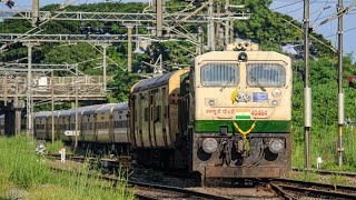 First Bangalore train service via punalur sengottai Hubbali Kollam express  indian railways [upl. by Nellda441]