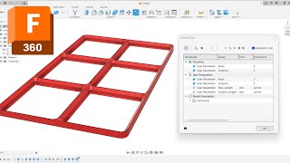 Parametric Gridfinity Base in Fusion360 [upl. by Hannaj900]