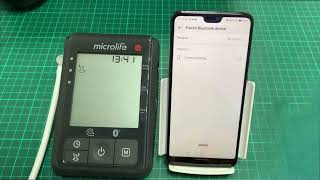 Measurement amp Data Transfer Microlife B6 Connect amp Microlife Connected Health App Android OS [upl. by Malachi]