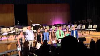 School Song  Matilda the Musical Miller Place Vocal Jazz Octet Cover [upl. by Limber]