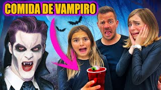 PROBAMOS COMIDA EN CASA DE UN VAMPIRO Itarte Vlogs [upl. by Nylsaj]