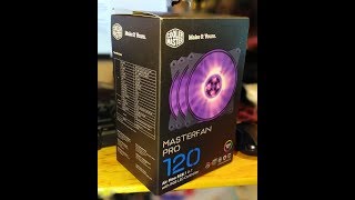 VENTILADORES MASTER FAN PRO RGB DE COOLER MASTER [upl. by Friedberg823]