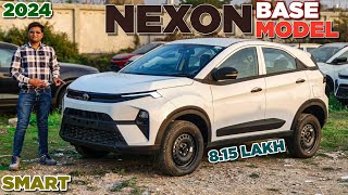 2024 Tata Nexon Smart Variant Review ✅🔥 l Tata Nexon Base Model Walkaround ✅ l MRCars [upl. by Cagle]