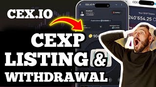 CEXio Airdrop Listing Date and Withdrawal Update  CEXIO Withdrawal🤑  Free Miner ✅ [upl. by Shelagh]