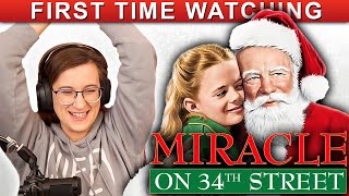 MIRACLE ON 34TH STREET 1947  MOVIE REACTION  FIRST TIME WATCHING [upl. by Anitsirhc637]