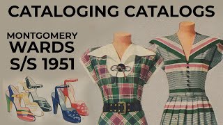 Summery 1950s Fashions  CATALOGING CATALOGS MW51 [upl. by Enoek]