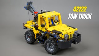 LEGO Technic TOW TRUCK  42122 B model  with instructions [upl. by Gnidleif]