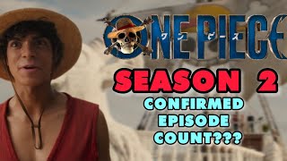 One Piece Live Action Season 2 CONFIRMED Episode COUNT onepieceliveaction onepiecenetflix [upl. by Yniattirb]