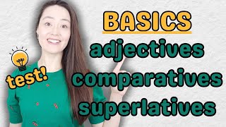 positive degree comparative degree superlative degree more  most comparison of adjectives [upl. by Lingwood445]