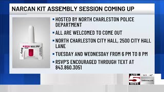 VIDEO North Charleston Police to host Narcan kitbuilding sessions [upl. by Hoeg320]