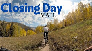 Vail Bike Park Closing Day [upl. by Purvis]