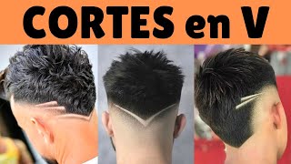 CORTE DE PELO MODERNOS PARA HOMBRES 2023 DESVANECIDOS EN V TAPER FADE [upl. by Ardnued]