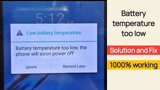 Itel A48 Battery Temperature too low solution 1000 working  Itel A48 L6006 [upl. by Etnaihc]