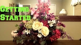 Getting Started with a Silk Floral Arrangement [upl. by Oine]