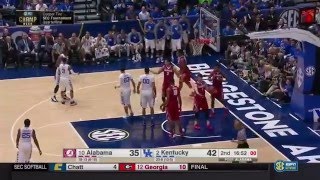 Tyler Ulis 17 Points amp 5 Assists vs Alabama SEC TOURNEY QUARTERFINALS [upl. by Asehr350]