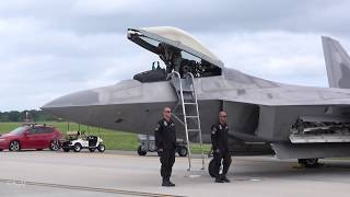 F22 Raptor Launch 2018 Air Power Over Hampton Roads Sunday [upl. by Buskirk]