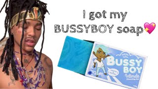 BUSSYBOY by CHEAPYXO 🧼 Azealia Banks bussy soap bar unpacking review 💖 [upl. by Etyak]