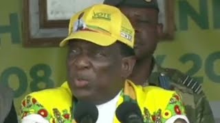 Mnangagwa pokes fun at VP Chiwenga during a Zanu PF rally  Highlights  Zimbabwe [upl. by Nassah]