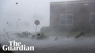 Hurricane Michael pounds Florida [upl. by Bright]