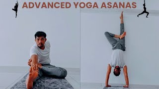 Advanced Yoga Poses  Advanced Yoga Asanas Names  Raj Pandya [upl. by Mccreery]