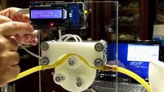 Peristaltic pump Arduino Mega ClearPath Teknic Servo [upl. by Frohne]