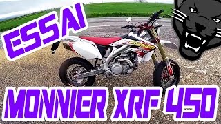 MONNIER XRF 450  ESSAI A2  Mon 1er SUPERMOT Maverick159 [upl. by Ihsar]