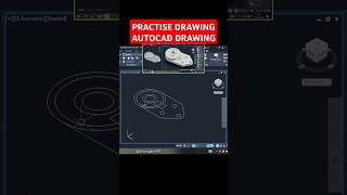 PRACTISE DRAWING  AutoCAD Drawing [upl. by Neerual]