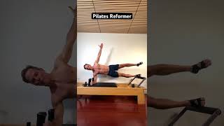 Reformer SidePlanks  Lateral Stabilizers for your back amp Abs pilatesreformer reformerworkout [upl. by Tamarra]