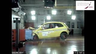 Gefährliche alte Anfängerautos Crash Test Modelljahr 1997 gegen 2004 [upl. by Tezile779]