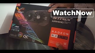 Asus AMD Radeon RX570 GPU UnBoxing [upl. by Zitvaa961]