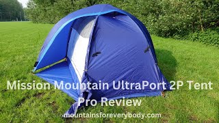 Mission Mountain UltraPort 2P Tent Pro Review Incredibly Affordable Tent [upl. by Ecela275]