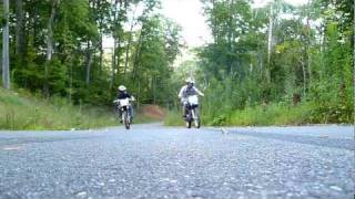 ttr 125 le vs crf 150 f drag race [upl. by Nnyluqcaj]