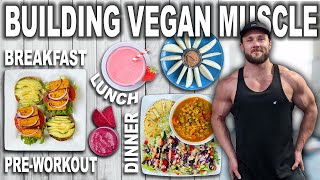 What I Eat For Lean Vegan Muscle  Healthy amp Delicious Meals [upl. by Sicular777]