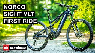 2022 Norco Sight VLT More Power Baby  First Look amp Ride [upl. by Supen427]