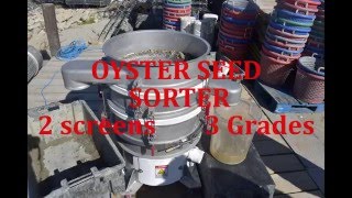 Oyster Aquaculture Equipment Seed Shaker Sorter [upl. by Yezdnil]