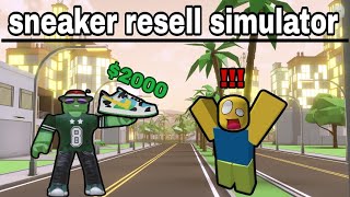 can I make PROFIT RESELLING SNEAKERS in ROBLOX sneaker resell simulator [upl. by Fesoj]