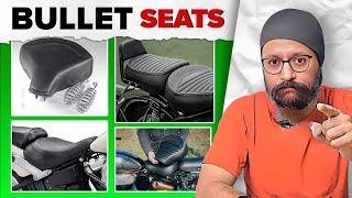 Bullet Riders Seats  Fir for New Bikes  Comfortable For Long Ride 😀  Real Spare [upl. by Sucramaj]