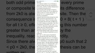 Goldbach Conjecture and the Inequality with Number 8 the Infinity Induction Principle with 9 [upl. by Amzu934]