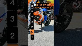 Maximum speed for each gear on a KTM 1290 Super Adventure R [upl. by Soelch107]