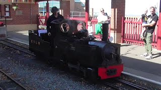 Cleethorpes Coast Light Railway  Summer Steam Gala 2022  Kingsway Station [upl. by Aspa]