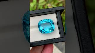 Swiss Blue Topaz Loose Stone Faceted Topaz Gemstone For Jewelry 4135 CT [upl. by Eldnek]