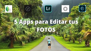 5 Mejores Apps para editar fotos en el celular [upl. by Mischa38]